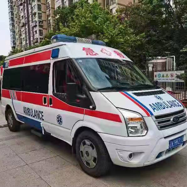 麻章长途救护车护送病人返乡